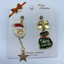 New Christmas SantaClaus gift bag fashion earrings Photo 0