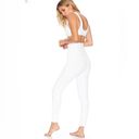 Beach Riot  star embellished leggings sports bra set white small / medium Photo 1