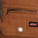 Dickies NWT  Shacket Canvas Zip Up Snap Jacket Shirt Workwear Camel Brown Tan Hooded Hoodie Photo 3