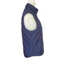 Krass&co G.H.Bass & . dark blue women's XS sleeveless puffer collared zip up vest Photo 2