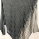 Women's Dip Dye Asymmetrical Poncho/Sweater Size M Size M Photo 2