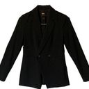 Banana Republic  womens size 4 small black blazer double button business casual Photo 0