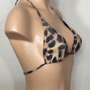 PilyQ New.  cheetah bikini top. Small Photo 2