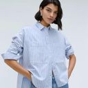 Everlane  The Boxy Oxford striped size medium Photo 0