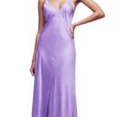 L'Agence  Clea Maxi Slip Dress Size Orchid/Lavender/purple 6 Orchid Photo 2