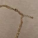 Gold Layered Chain Butterfly Necklace Photo 5