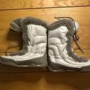 The North Face  icepick quilted boots white down 6.5 Photo 2