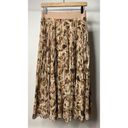 Wilfred Twirl Skirt in Birch Vintage Fade Women's Medium Pleated Midi Pull On Photo 2