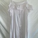 Trixxi White Short Ruffle Dress Photo 3