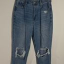 American Eagle high waisted Mom Jean Ripped Knee 3064 Size 10 Photo 2