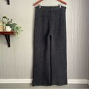 Aerie Fuzzy Wide-Leg Lounge Pants Charcoal Gray Elastic Waist Women's Size Large Photo 3