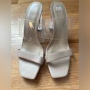 BP NWOB  Naomi Block Clear Heel Sandal in Size 10 Photo 2