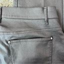 Lafayette 148 NY Grey Silver Metallic Thompson High-Waisted Stretch Jeans 6 Photo 9