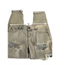 One Teaspoon One by  Diamonde Awesome Baggies Distressed Cuffed Jeans Size 0 Photo 5