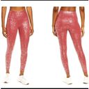 Sweaty Betty NWT  Pink Goddess 7/8 Leggings Activewear Women Size Small Foil Photo 1