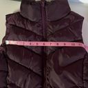 SO Puffer vest xs front pockets plum color winter sports athleisure Photo 5