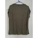 Orvis  Green Shirt Size S V-Neck Soft Slinky F6 Photo 1