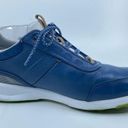 FootJoy  Women’s Stratos Waterproof Leather Golf Shoes Color Blue SZ 8 Photo 4