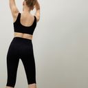 Everlane The Perform Cropped Legging Modest Capri Bike Shorts Black X-Small Photo 2