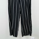 Like an angel  Black White Striped Wide Leg Dress Slacks Pants SZ Small 28" Waist Photo 3