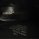 Gibson Latimer  Vina Leather Croc Embossed
Square Toe Block Heel Ankle Boots 11 Photo 8