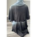 Coco + Carmen  Blue Gray Knit Cardigan Fur Pom Size L/XL Sweater Photo 1