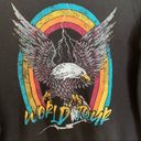 Rebellious One Eagle Graphic World Tour Sweatshirt Large Photo 1