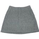 Wilfred Aritzia Essonne Wool Cashmere Blend Mini Skirt Sz 2 Charcoal Photo 4