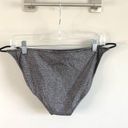 Topshop  | Gray Metallic Tanga Bikini Bottom Photo 67