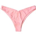 We Wore What  Delilah Mid-Rise Bikini Bottom Pink Size Large New With Tags Photo 6