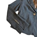 BCBGMAXAZRIA  Marilyn Blazer Jacket Button_Down Brown Stripe Size Small Women's Photo 2