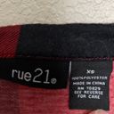 Rue 21 Red Button Up Flannel Photo 2