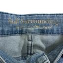 Soft Surroundings  soft embroidered Cropped High Waist Denim Jeans size 12 Photo 3