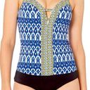 Bleu Rod Beattie  Blue and Yellow Tankini Top Photo 0