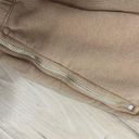 N: Philanthropy Front Zip Joggers Sweatpants in Camel Tan Size M Photo 8