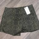 Universal Thread Green Snakeskin Skort Size M Photo 0