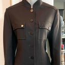 Talbots NWOT chocolate brown  wool lined jacket. Sz 4 Photo 2