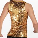 Balera Dancewear Balera Pink Sequin Tank Top Dance Costume Photo 3