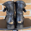 Jimmy Choo  Black Short Biker Boots 38 Photo 2