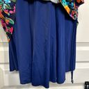 Maxine of Hollywood Women's  Black & Blue Swimdress Swimsuit Size 16 EUC #S-301 Photo 4