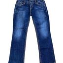 Silver Jeans  Suki Midrise Straight Leg Dark Wash Faded Denim 32X30 Photo 0