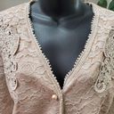 David Rose Beige Mother Of The Bride Lace Skirt & Button Down Shirt 2 Pc Set 22W Photo 15