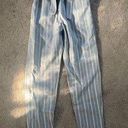 Zaful Gray And White Stripped Pants Photo 0