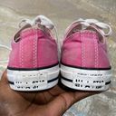 Converse All Star Low Tops Lace Up Shoes Sneakers Pink Women’s 8 (Please Read Description) Photo 5