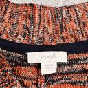 J.Jill  pureJill Red Oversized Relaxed Fit V Neck Cotton Sweater Size Large EUC Photo 1