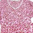 Kate Spade  Confetti Hearts Night Shirt Red Pink XSmall Photo 10