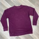 PINK - Victoria's Secret Pink by Victoria’s Secret Terrycloth Pullover Tunic Sweatshirt Maroon XS Photo 6