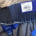 Apt. 9  chambray shorts NWT Photo 3