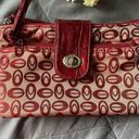 Chateau  burgundy/tan wristlet, Photo 0