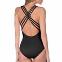 Bleu Rod Beattie twist and shout one piece swimming suit in Black Size S Photo 3